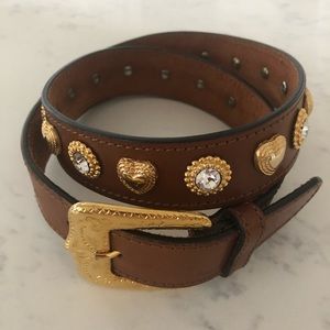BEAUTIFUL Saks brand embellished belt